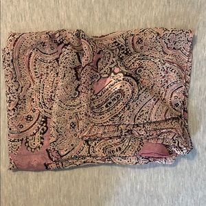 NWT The Limited Sheer Purple Paisley Scarf